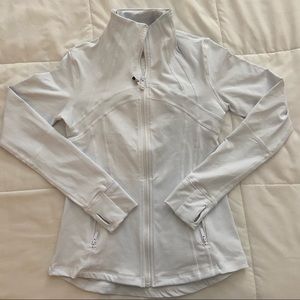 White Lululemon Define Jacket